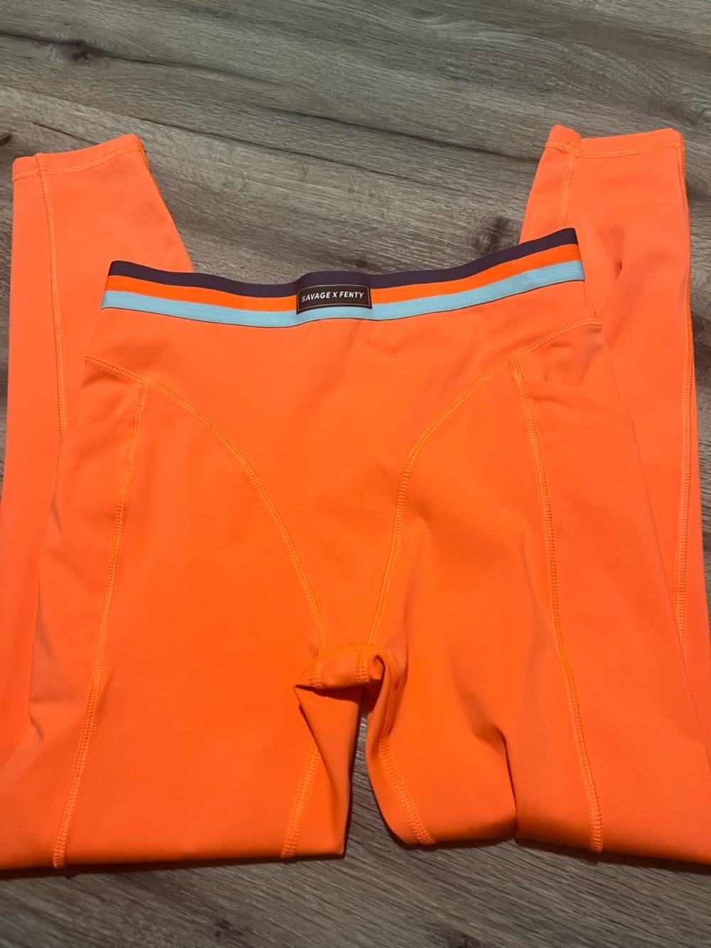 Savage X Fenty Neon Orange Leggings
